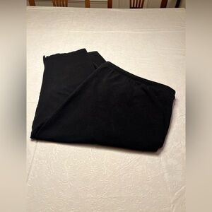 Woman Within Black Crop Leggings